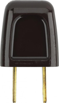 Quick Connect Plug; Non Polarized; 18/2-SPT-1; 10A-125V; Brown Finish (27|90/632)