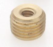 Brass Reducing Bushing; Unfinished; 1/8 M x 1/4-27 F (27|90/645)