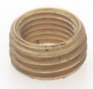 Brass Reducing Bushing; Unfinished; 1/4 M x 1/8 F (27|90/646)