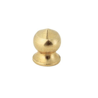 Brass Pear Knob; 8/32; Burnished And Lacquered (27|90/652)