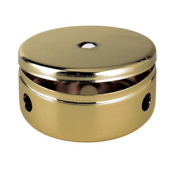 2-3/4'' Fixture Body And Cover; Brass Finish; 3 Arm Holes (27|90/657)