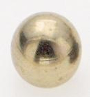 Brass Ball; 8/32; 3/8'' Diameter; Burnished And Lacquered (27|90/666)