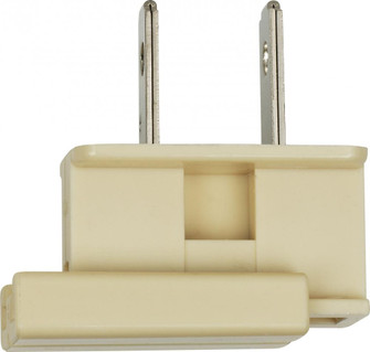 Slide Plug; Polarized; 18/2-SPT-1; 8A-125V; Ivory Finish (27|90/716)