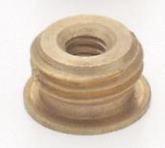 Brass Reducing Bushing; Unfinished; 1/8 M x 8/32 F; With Shoulder (27|90/761)
