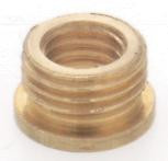 Brass Reducing Bushing; Unfinished; 1/8 M x 1/4-27 F; With Shoulder (27|90/762)