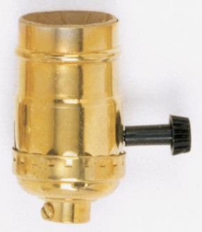 3 Way (2 Circuit) Turn Knob Socket w/Removable Knob (27|90/867)