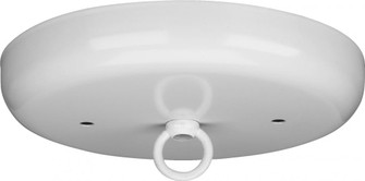 Contemporary Canopy Kit; White Finish; 5'' Diameter; 7/16'' Center Hole; 2-8/32 Bar Holes; (27|90/894)