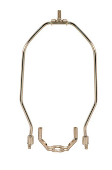 Light Duty Harp; Polished Nickel Finish; 8'' Height; 1/8 IP Saddle; 1/4-27 Thread; 125 Carton (27|90/2014)