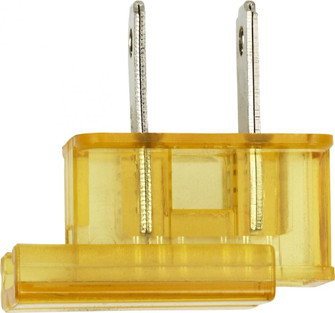 Slide Plug; Polarized; 18/2-SPT-2; 8A-125V; Gold Finish (27|90/2040)