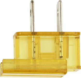 Slide Plug; Polarized; 18/2-SPT-1; 8A-125V; Gold Finish (27|90/2041)