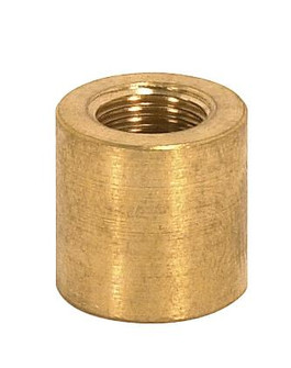 Brass Coupling; Unfinished; 5/8'' Long; 5/8'' Diameter; 1/8 IP (27|90/2155)