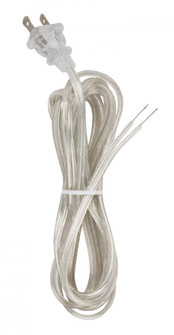 18/2 SPT-2-105C All Cord Sets - Molded Plug - Tinned Tips 3/4'' Strip with 2'' Slit 36'' (27|90/2184)