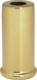 Solid Brass Spacer; 7/16'' Hole; 2'' Height; 7/8'' Diameter; 1'' Base Diameter; Polished (27|90/2221)