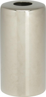 Solid Brass Candle Cup; 7/16'' Hole; 1-7/8'' Height; 1'' Diameter; Polished Nickel (27|90/2228)