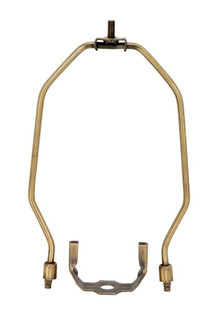 Heavy Duty Harp; Antique Brass Finish; 8'' Height; 1/8 IP Saddle; 1/4-27 Thread; 125 Carton (27|90/2266)