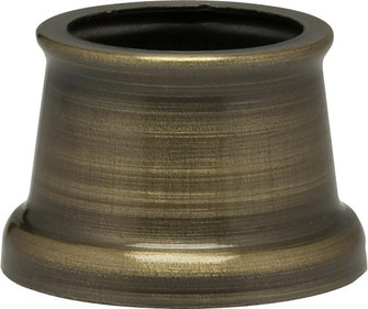 Flanged Steel Neck; 9/16'' Hole; 9/16'' Height; 11/16'' Top; 7/8'' Bottom; Antique Brass (27|90/2276)