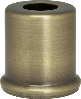 Steel Spacer; 7/16'' Hole; 1'' Height; 7/8'' Diameter; 1'' Base Diameter; Antique Brass (27|90/2279)