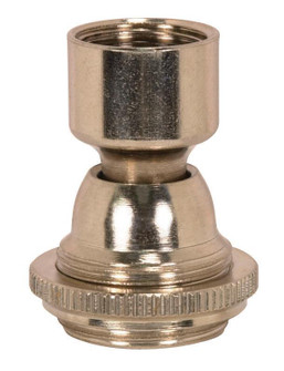 Solid Brass Large Hang Straight Swivel; 1/4 F Top And Bottom; 1-1/16'' Ring Nut To Seat; (27|90/2337)