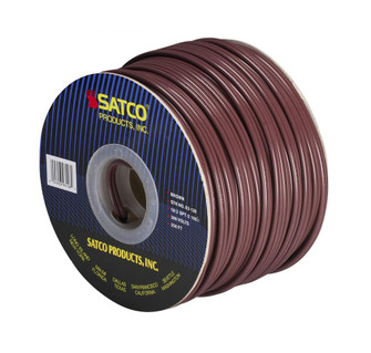 Lamp And Lighting Bulk Wire; 18/2 SPT-2 105C; 250 Foot/Spool; Brown (27|93/128)