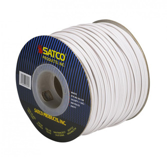 Lamp And Lighting Bulk Wire; 18/2 SPT-1 105C; 250 Foot/Spool; White (27|93/130)