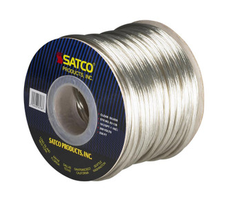 Lamp And Lighting Bulk Wire; 18/2 SPT-1 105C; 250 Foot/Spool; Clear Silver (27|93/138)