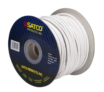 Pulley Bulk Wire; 18/3 SVT 105C Pulley Cord; 250 Foot/Spool; White (27|93/144)