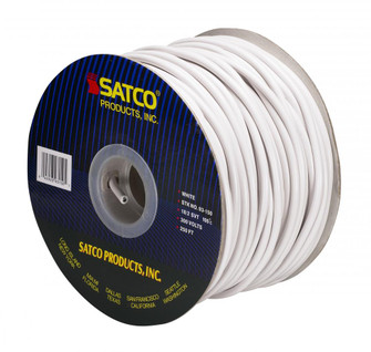 Pulley Bulk Wire; 18/2 SVT 105C Pulley Cord; 250 Foot/Spool; White (27|93/150)