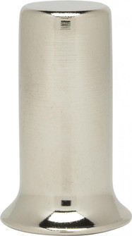 Steel Finial; 1/4-27; 1-1/2'' Diameter; Nickel Plated (27|90/2455)