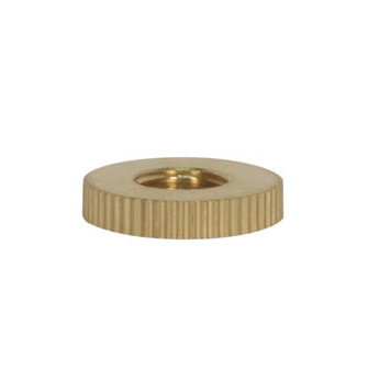 Knurl Solid Brass Check Ring; 1/8 IP Tapped; 1'' Diameter (27|90/2440)