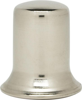 Steel Finial; 1/4-27; 1'' Diameter; Nickel Plated (27|90/2454)