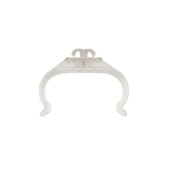 4-Pin Long Twin Tube Lampholder & Clips - Clear Plastic Horizontal Clip Panel Thickness .023 - .039 (27|80/1606)