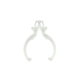 2G11 Lamp Support Clips -Clear Vertical Clip UV Stable Polycarbonate Panel Thickness .023 - .039 (27|80/1603)