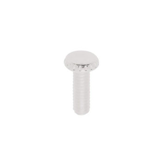 Steel Knurled Head Thumb Screws; 8/32; 1/2'' Length; White Finish (27|90/1778)