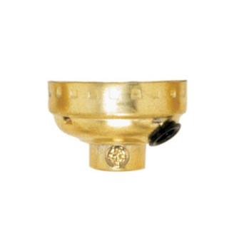 Aluminum Cap With Paper Liner; 1/8 IP Sideout With Set Screw; Brite Gilt Finish (27|80/1701)