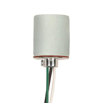 Keyless Porcelain Socket; 1/8 IP Cap; With Set Screw; 61'' AWM B/W 150C; CSSNP Screw Shell; (27|80/1202)