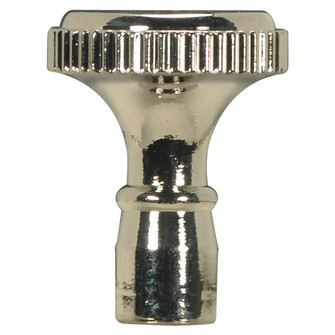 Solid Brass Knob; 4/36 Mandrel; Polished Nickel (27|80/1352)