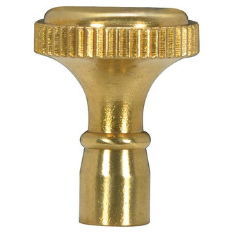 Solid Brass Knob; 4/36 Mandrel; Polished Brass (27|80/1353)