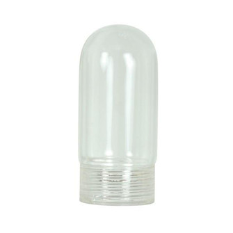 Tubular Clear Glass With Threads; 2.5mm Thickness; 500C; 2-1/4'' Height; 1'' Diameter (27|80/1591)