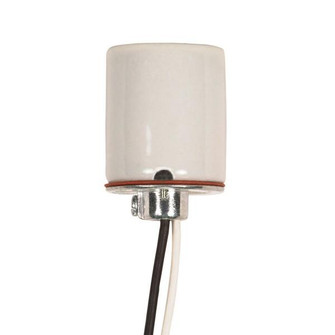 Keyless Porcelain Socket 1/8 IP Cap With Side Notches; 2 Wireways; Spring Contact For 4KV; 18'' (27|80/1614)