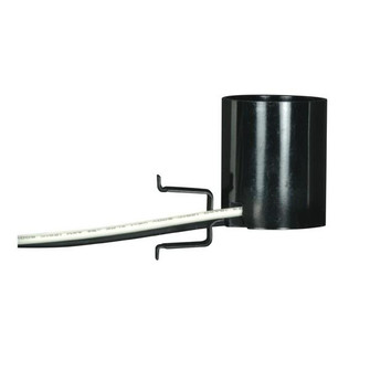 Snap-In Double Spring Clip; 12'' B/W Leads 150C; 1-1/2'' Height; 1-1/4'' Diameter; Bracket (27|80/1642)