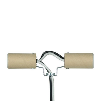 Twin Candelabra Cluster Socket; 4-1/2''; 24'' #18 UL 1015 B/W Leads 105C; 1/8 IP; Inside (27|80/1654)