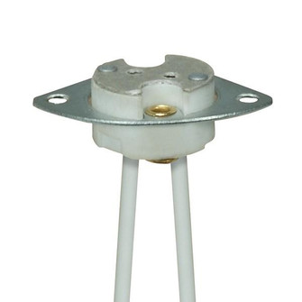 Halogen Socket w/Metal Plate & 2 Mounting Holes GX5.3 Base (27|80/1813)