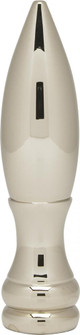 Bullet Finial; Nickel Finish; 2'' Height; 1/8 IP (27|80/2102)