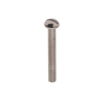 Steel Round Head Slotted Machine Screws; 8/32; 1-1/4'' Length; Zinc Plated Finish (27|90/1773)