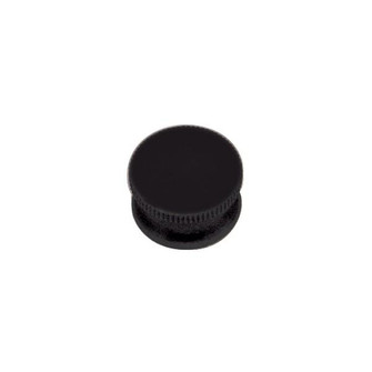 Brass Lock-Up Cap; 1/8 IP; 9/16'' Diameter; 1/4'' Height; Black Finish (27|90/1809)