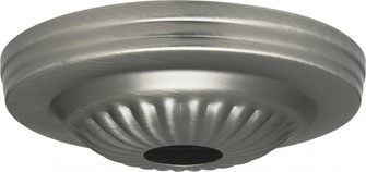 Ribbed Canopy; Canopy Only; Brushed Pewter Finish; 5'' Diameter; 1-1/16'' Center Hole (27|90/1845)