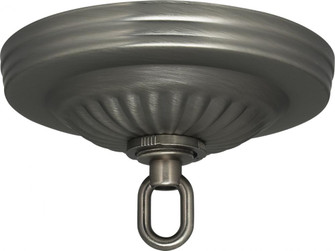 Ribbed Canopy Kit; Brushed Pewter Finish; 5'' Diameter; 1-1/16'' Center Hole; Includes (27|90/1847)