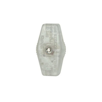 On-Off Cord Switch For 18/2 SPT-1; 6A-125V, 3A-250V, 3A-120V, 3A-125V; Silver Finish (27|90/2425)
