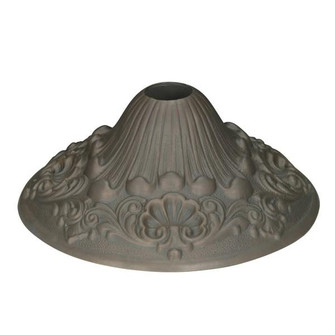 Cast Brass Canopy; Bronze Finish; 6-1/2'' Diameter; 1-1/16'' Center Hole; 2-1/2'' Height (27|90/2481)