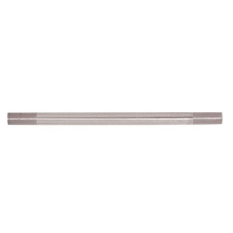 Steel Pipe; 1/8 IP; Nickel Plated Finish; 6'' Length; 3/4'' x 3/4'' Threaded On Both Ends (27|90/2502)
